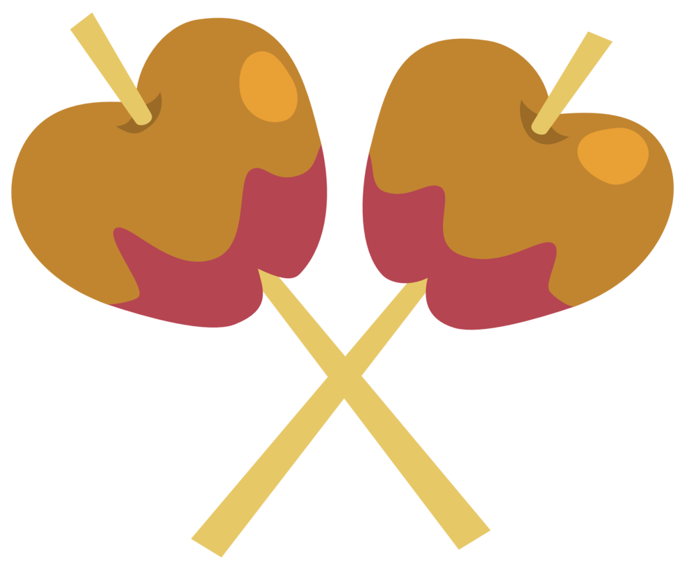 Clipart candy caramel candy. Crossed apples by the