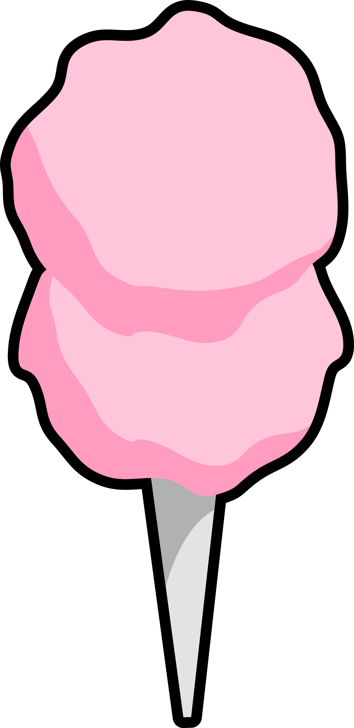 pink clipart cotton candy