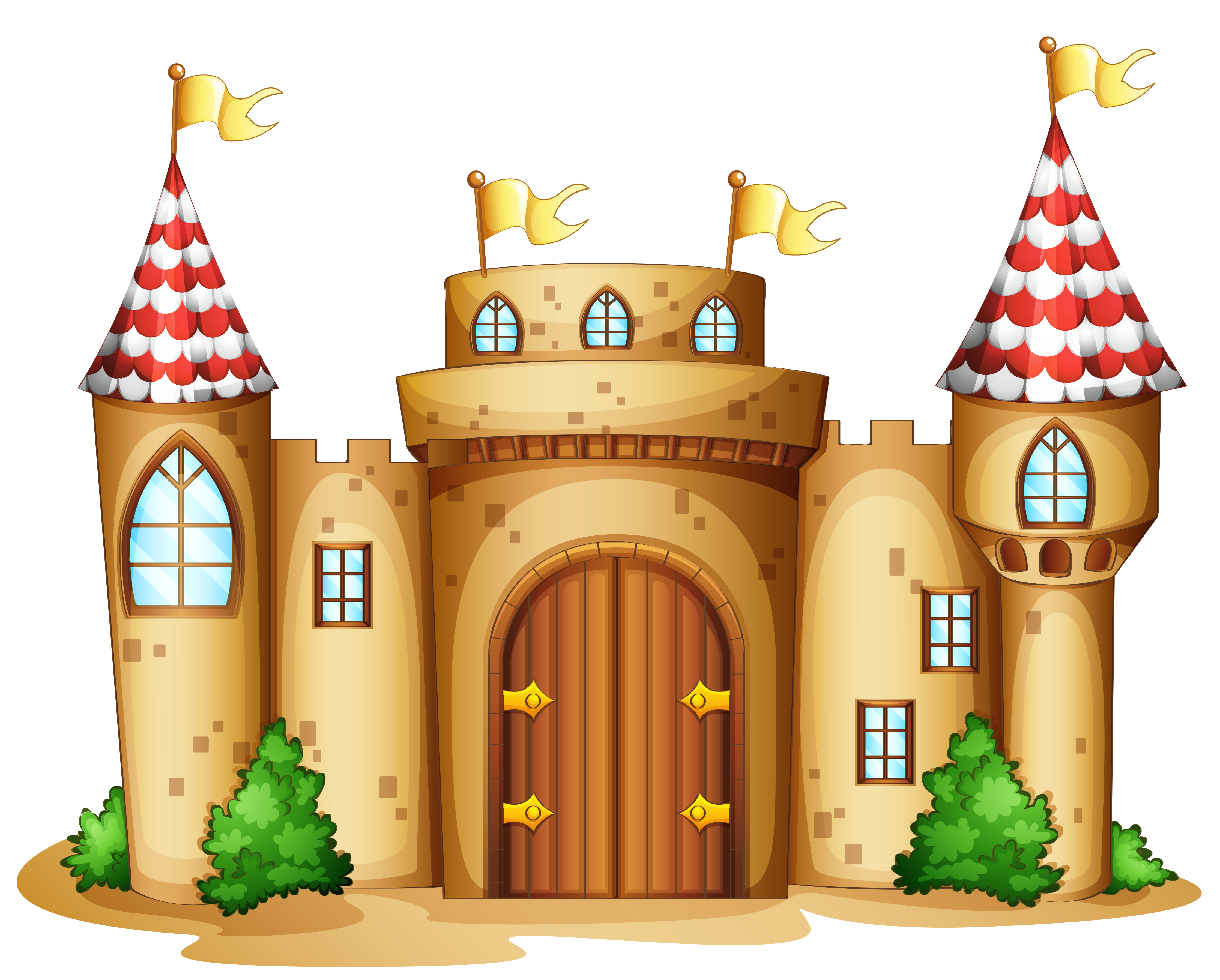 king clipart castle