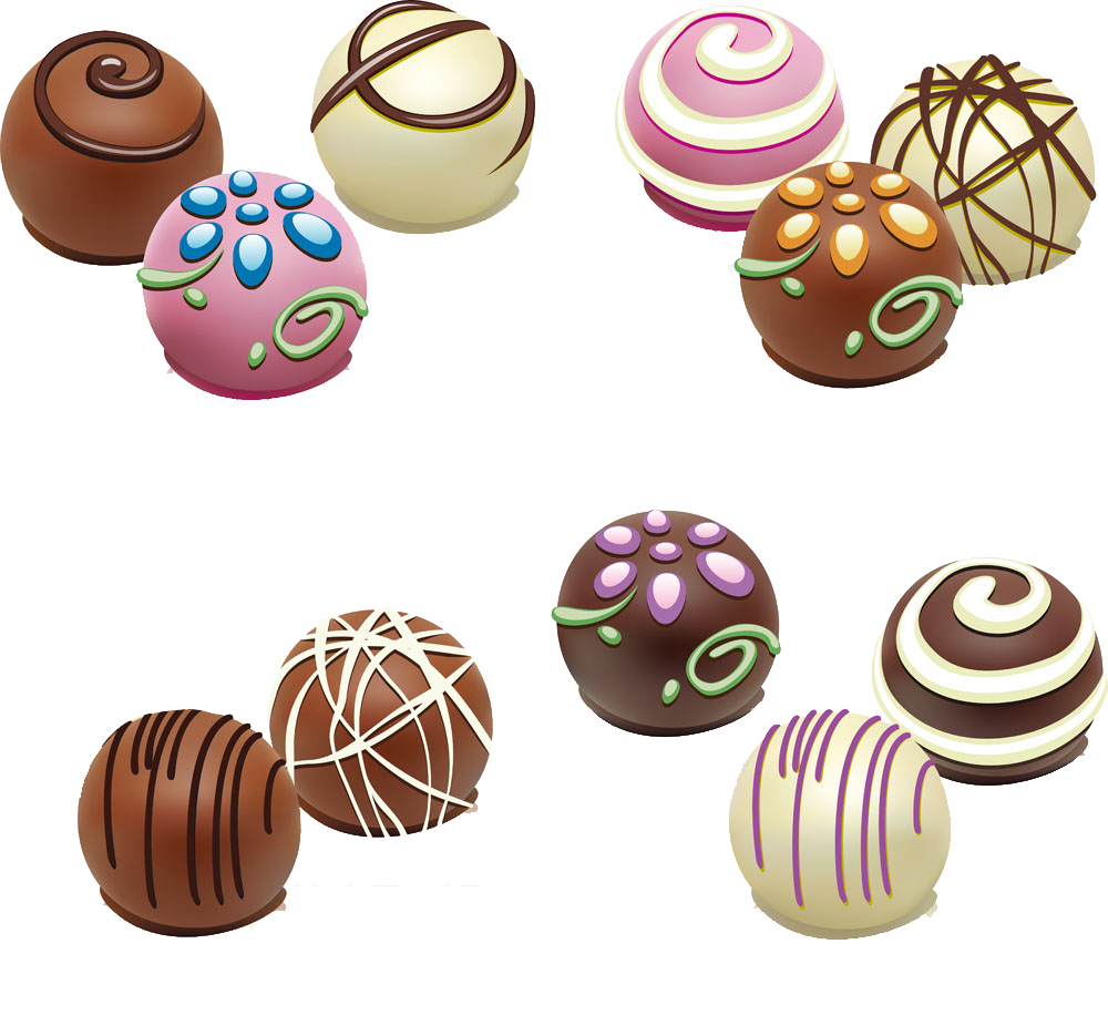 clipart candy choco balls