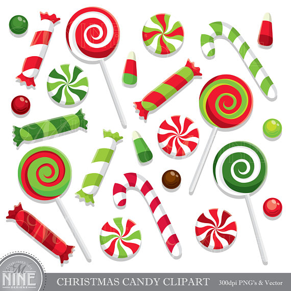 clipart candy christmas