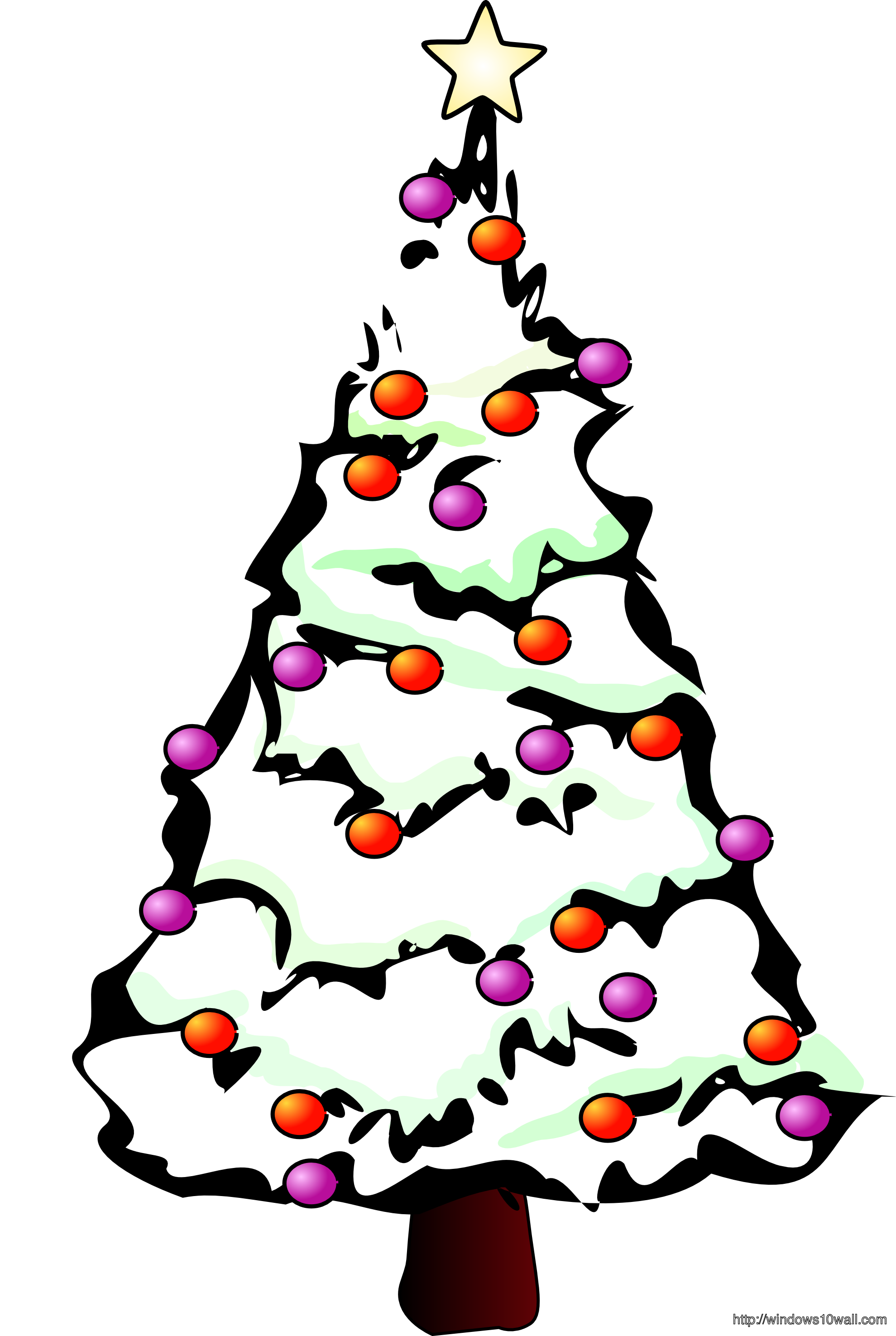 clipart tree candy