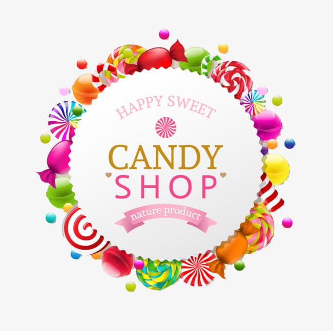 clipart candy circle