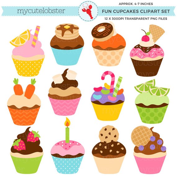cupcakes clipart small cupcake