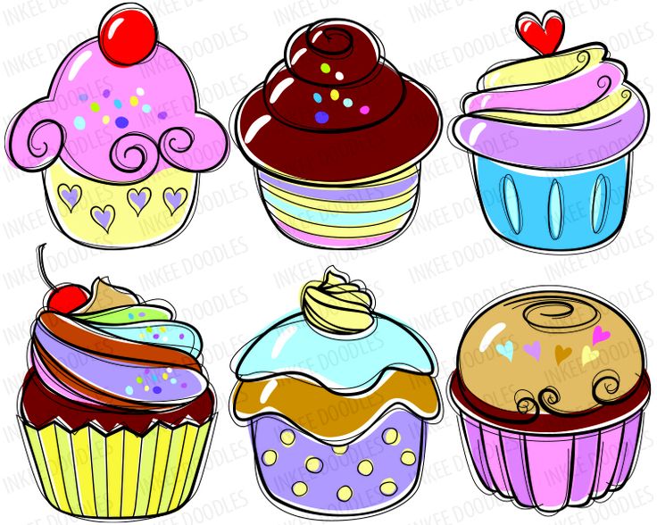 clipart cupcake candy