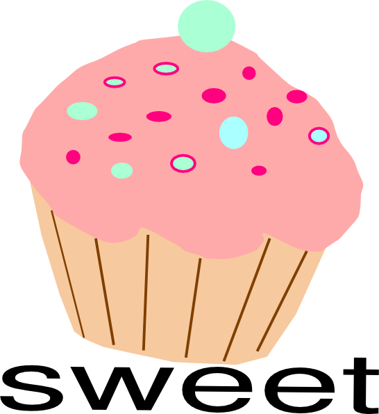 clipart candy cupcake