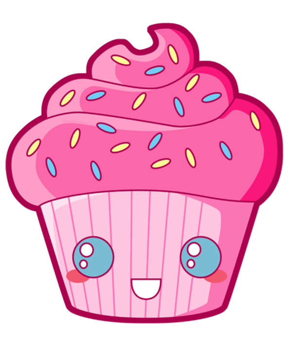 clipart cupcake kawaii