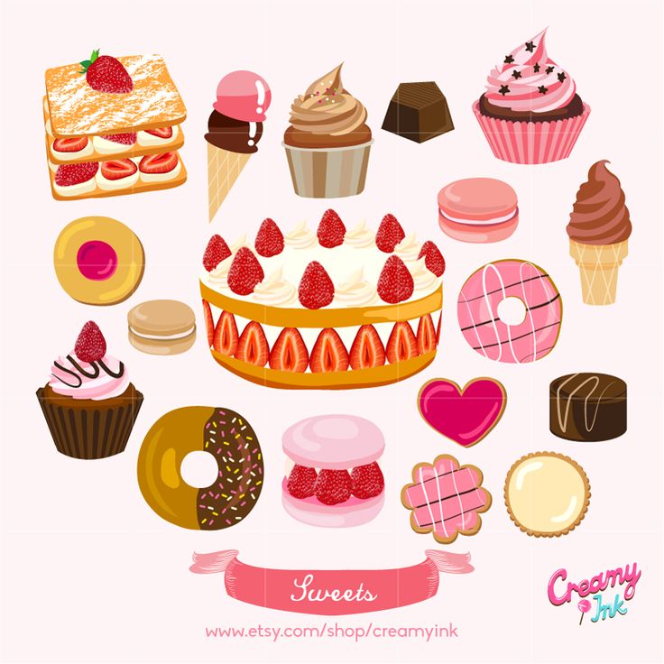 clipart candy food