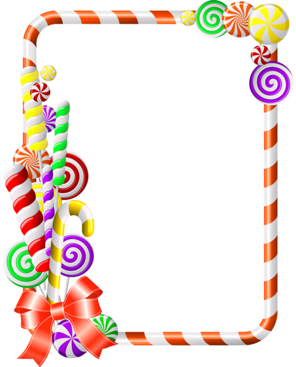 frame clipart candy