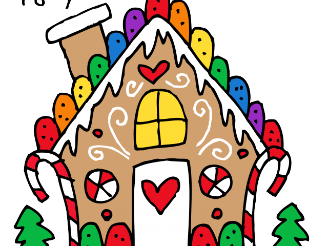 clipart candy house