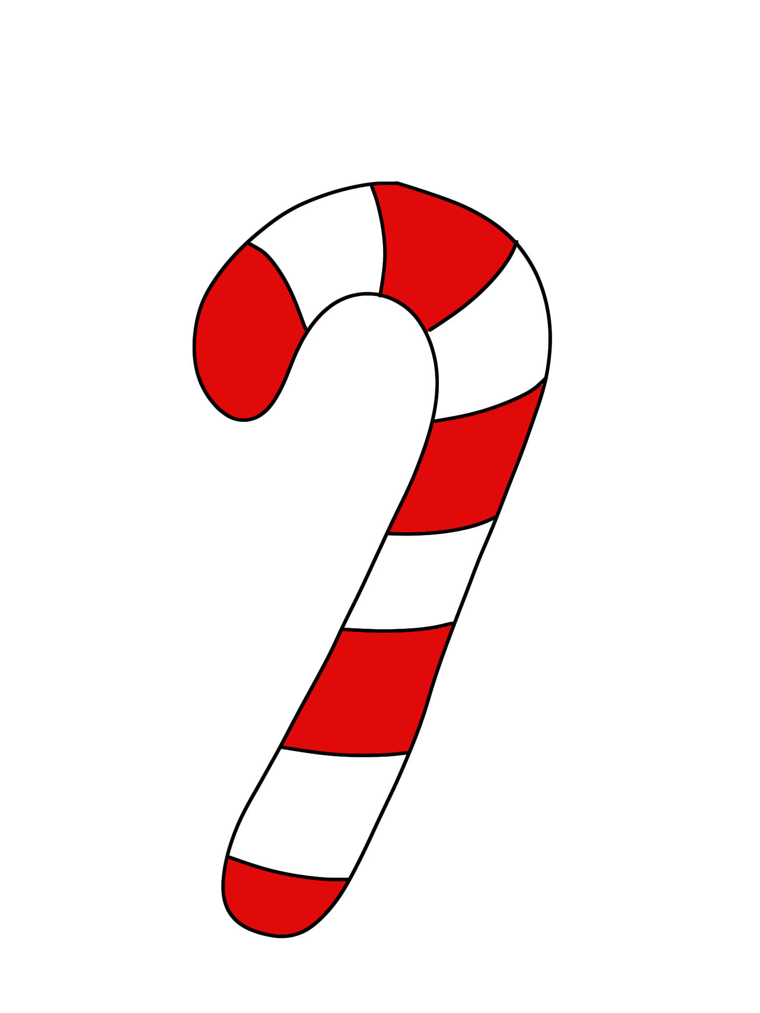 clipart free candy cane