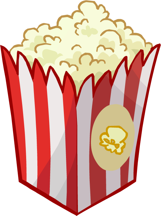 hollywood clipart popcorn