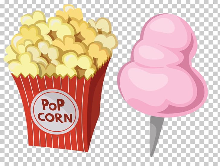 clipart candy popcorn