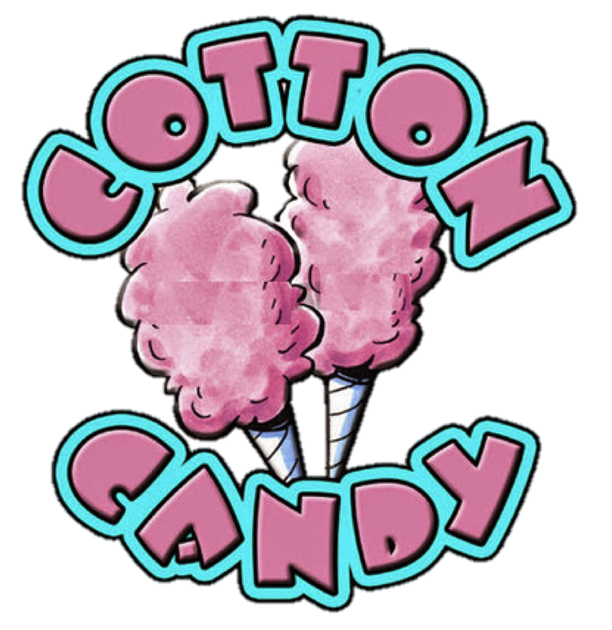 cotton clipart pink blue cotton candy