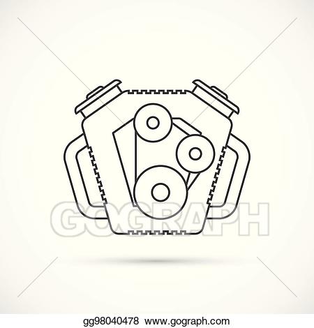 clipart car engine