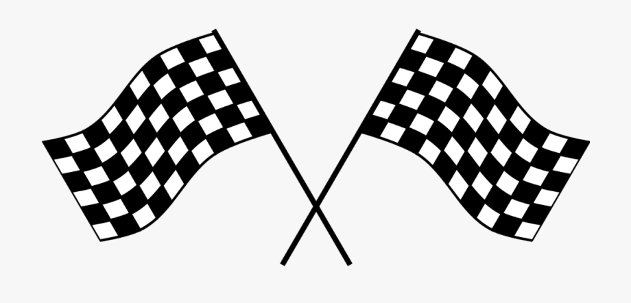 Racecar read race png. Clipart car flag