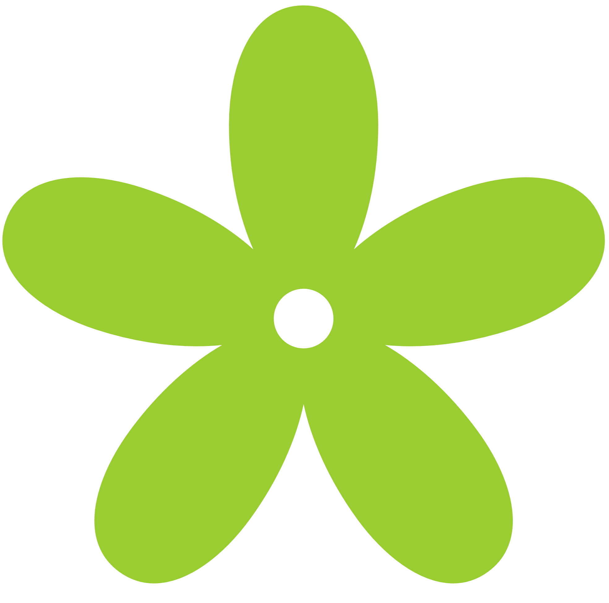 Flower silhouette at getdrawings. Lime clipart green star