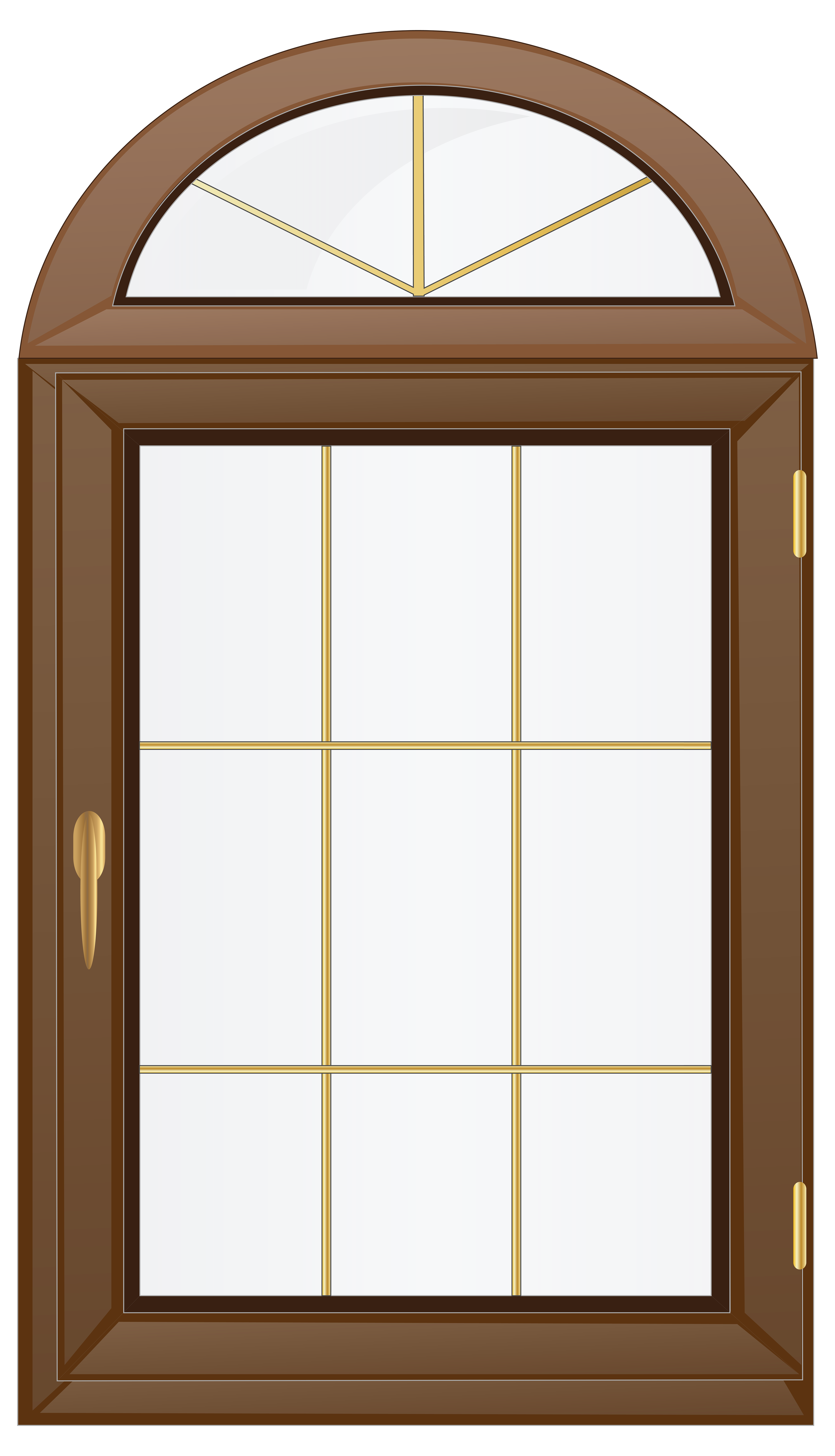 House window png. Transparent brown clip art