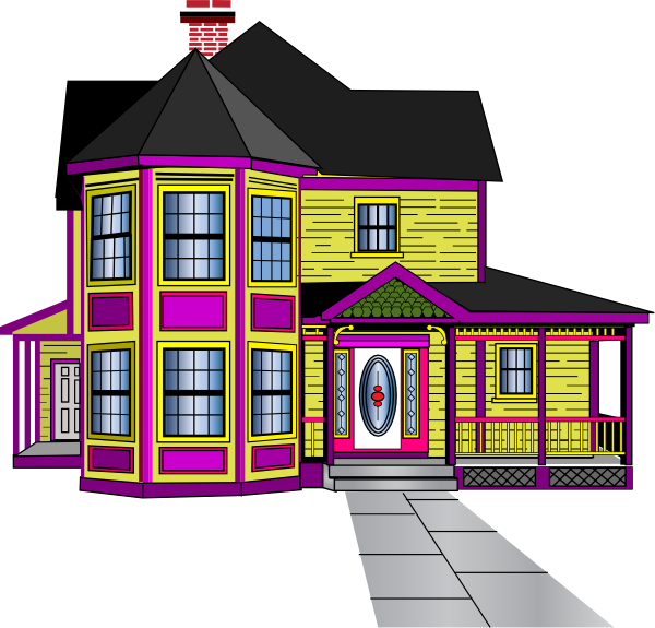 houses clipart horse