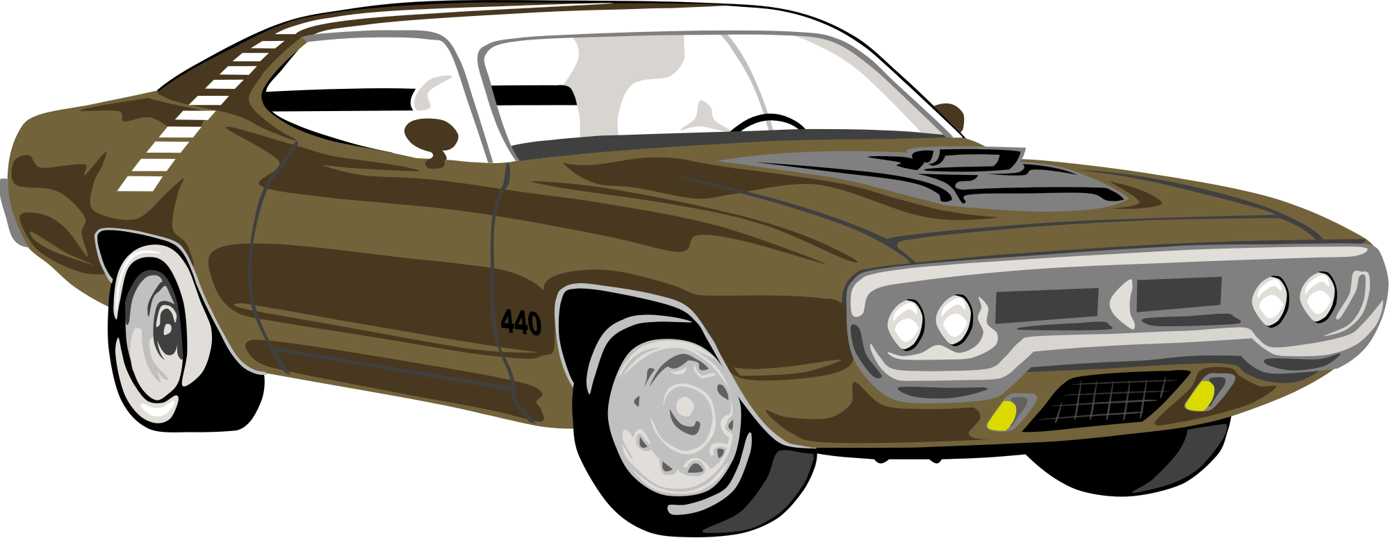 clipart car muscle