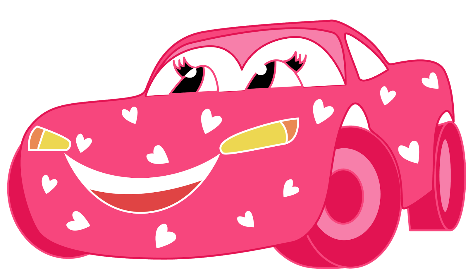 Car black and white. Clipart cars pink