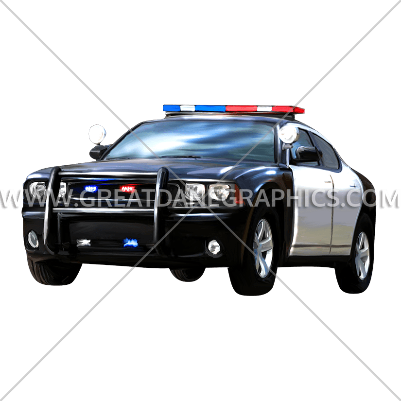 clipart car police officer