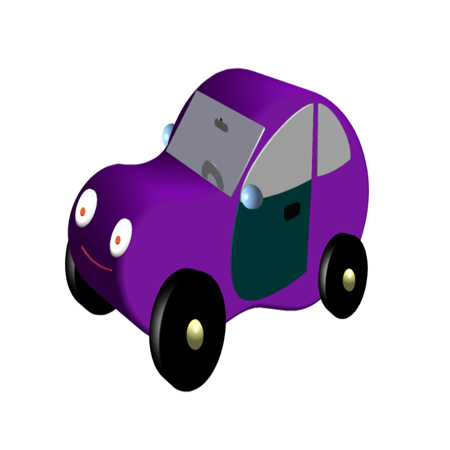 clipart car purple