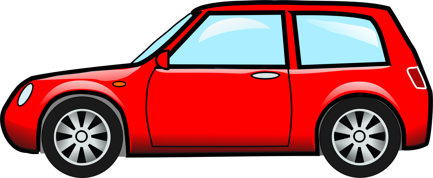 clipart car red