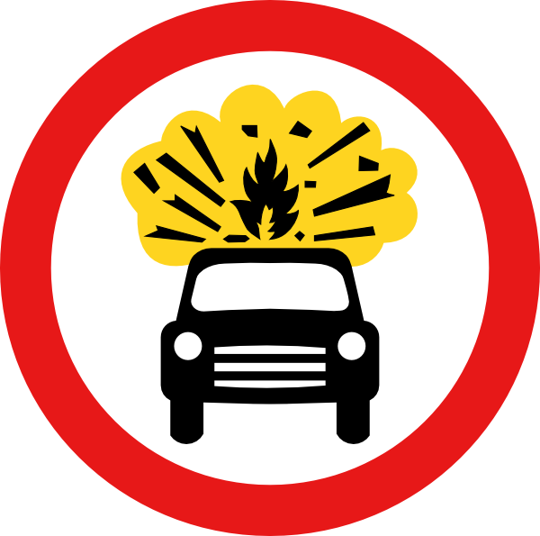 clipart cars explosion