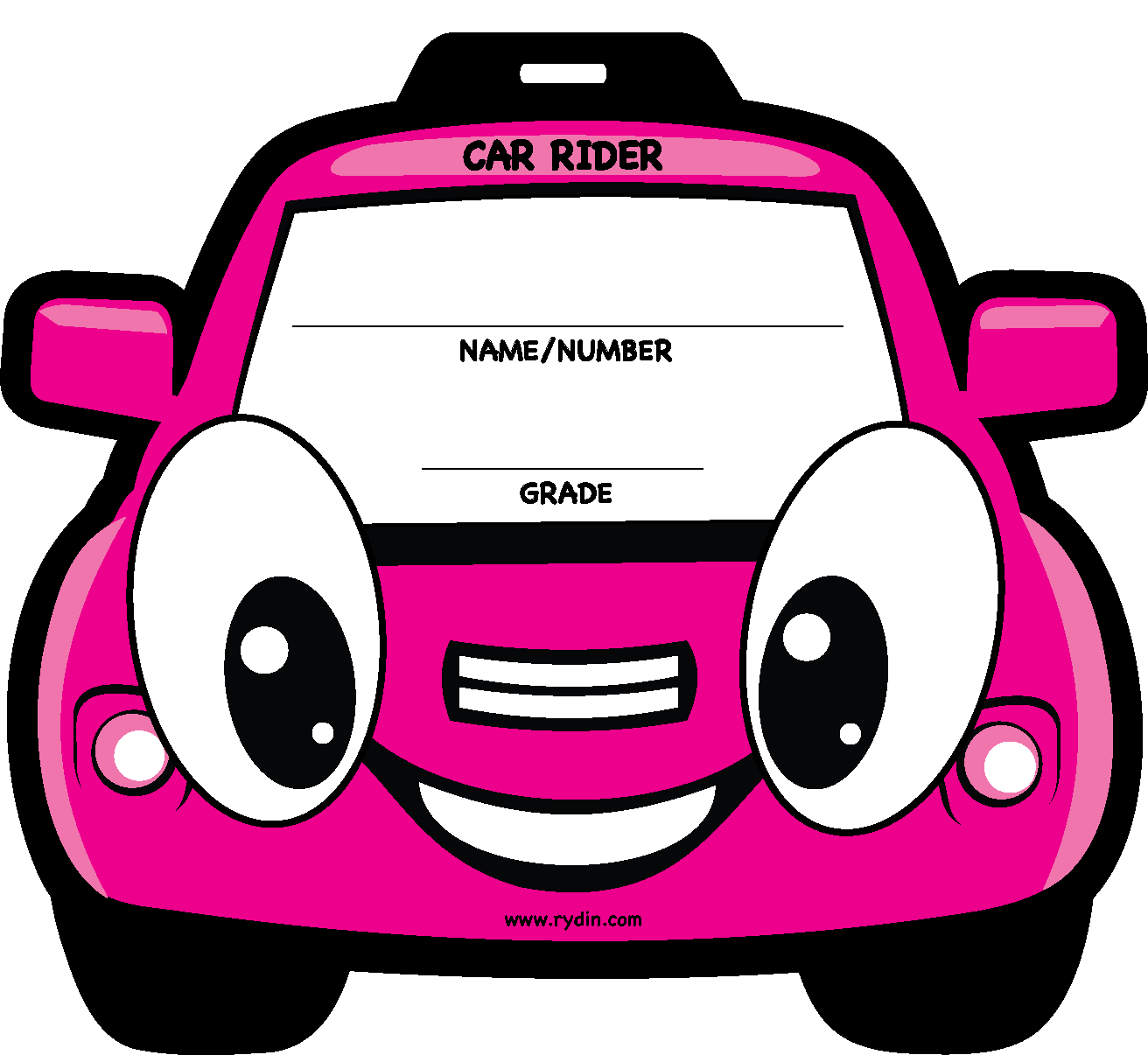 Clipart cars pink. School products backpack tags