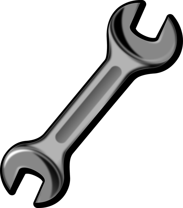 Hand clipart wrench. Free image on pixabay