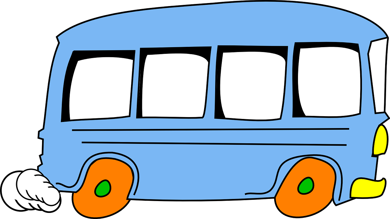 clipart cars bus