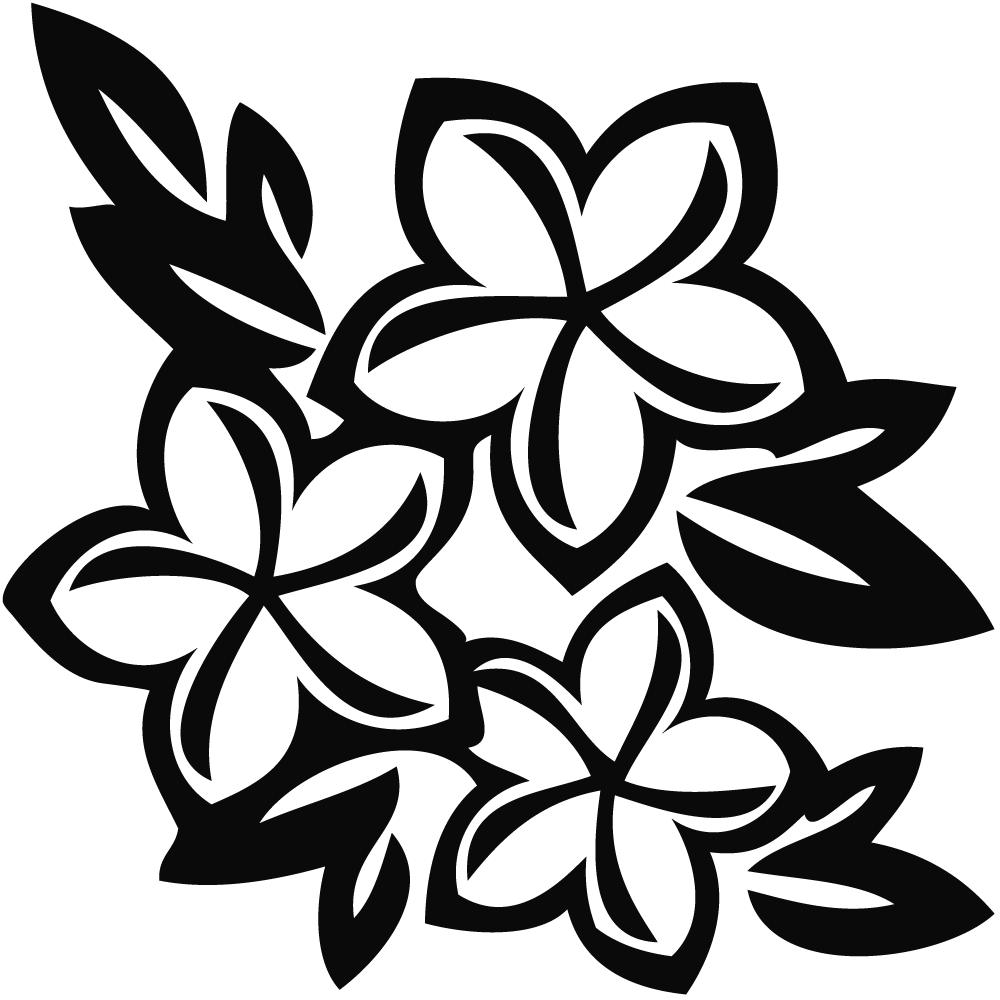 Floral decal