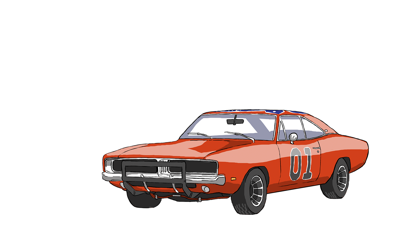 clipart cars muscle