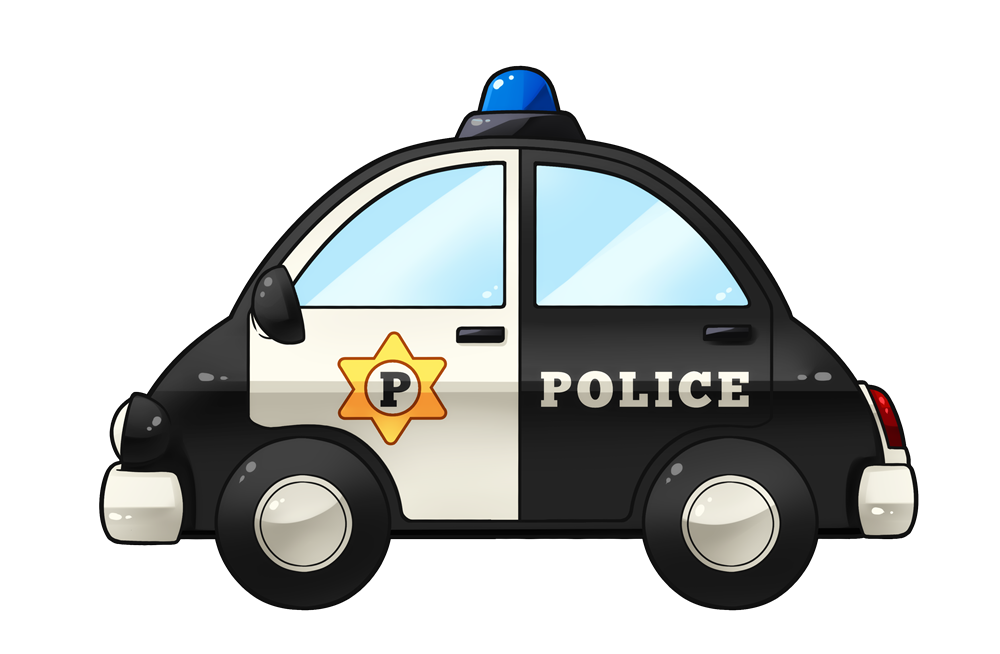 clipart cars police