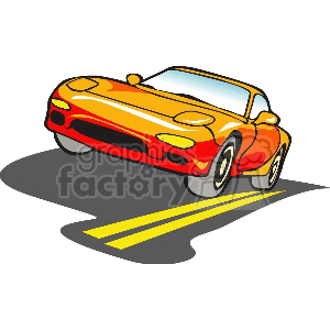 clipart cars road
