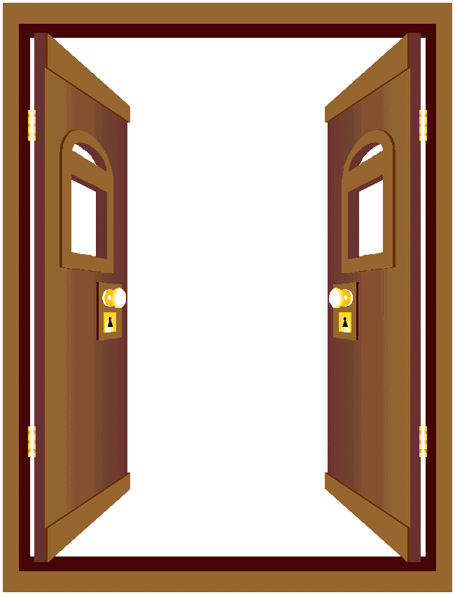 clipart castle doors