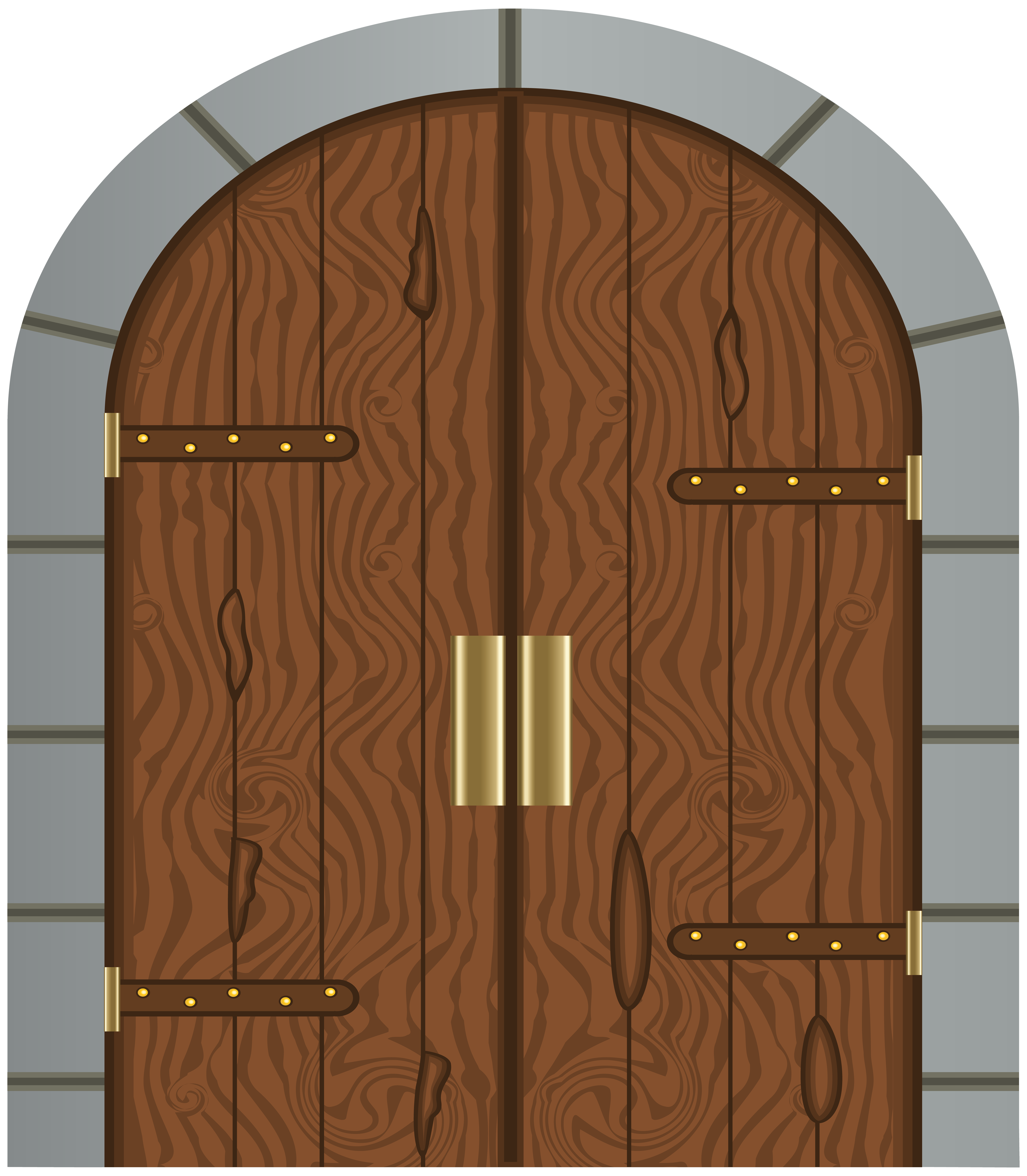 gate clipart medieval door