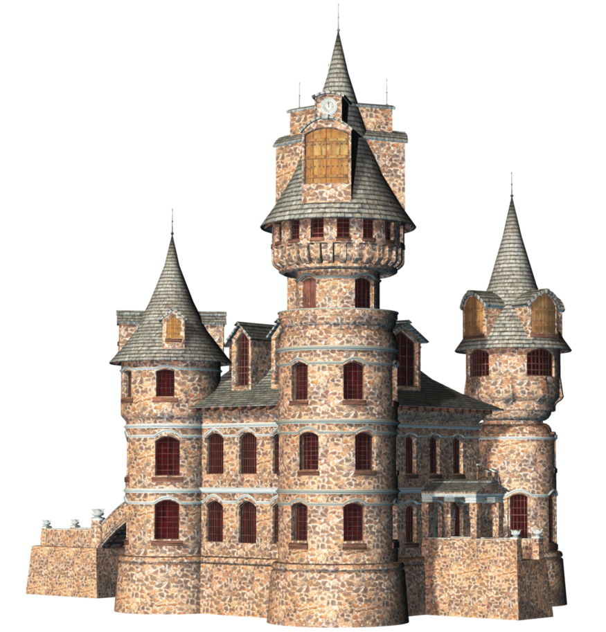 clipart castle fantasy