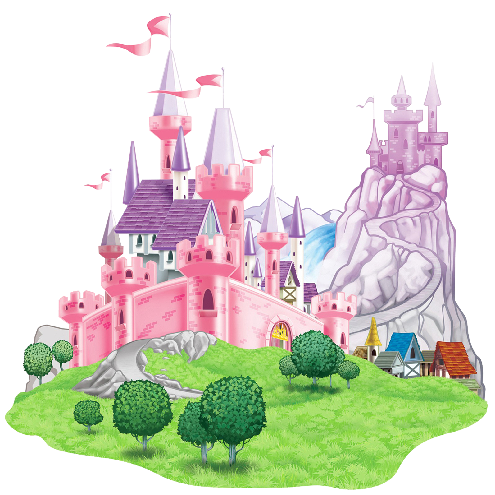 Clipart castle landscape. Transparent picture png gallery