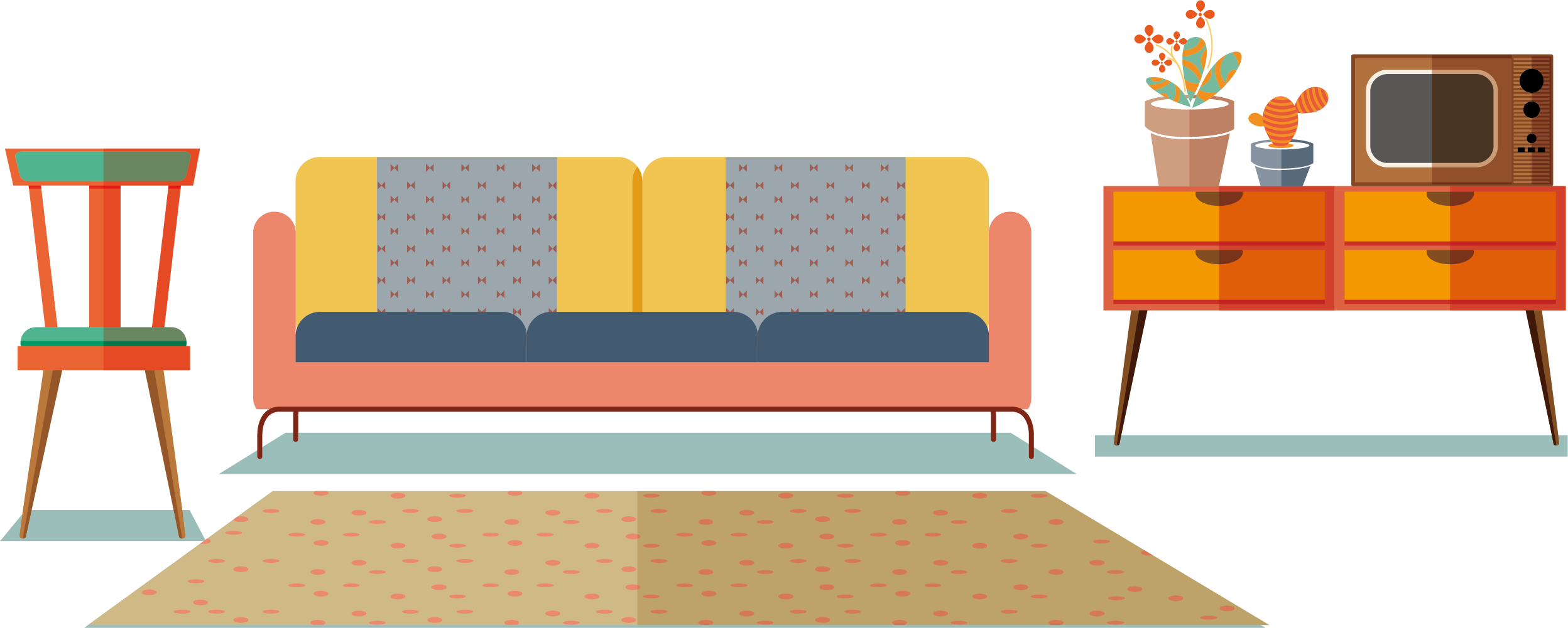 living room clipart png