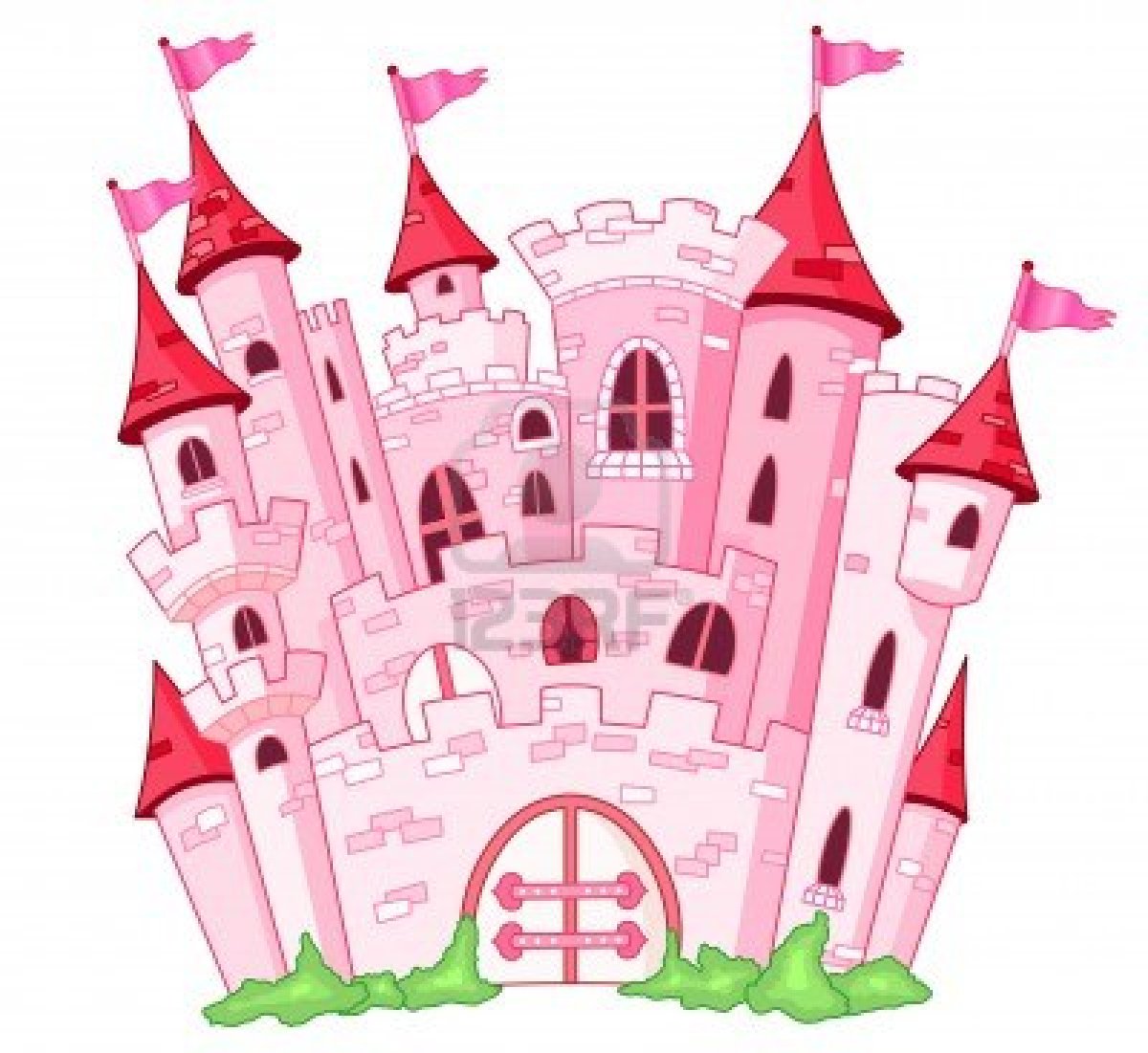 clipart castle princess