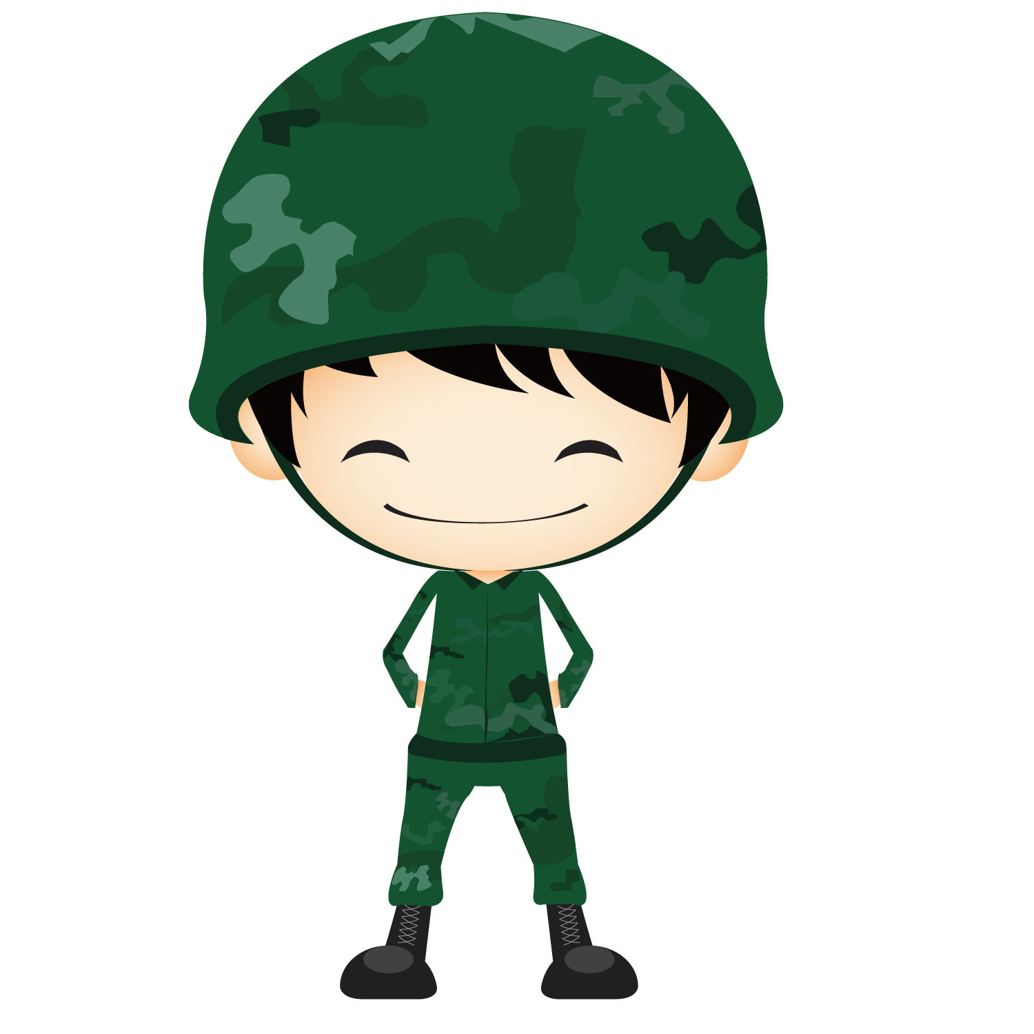 military clipart male soldier
