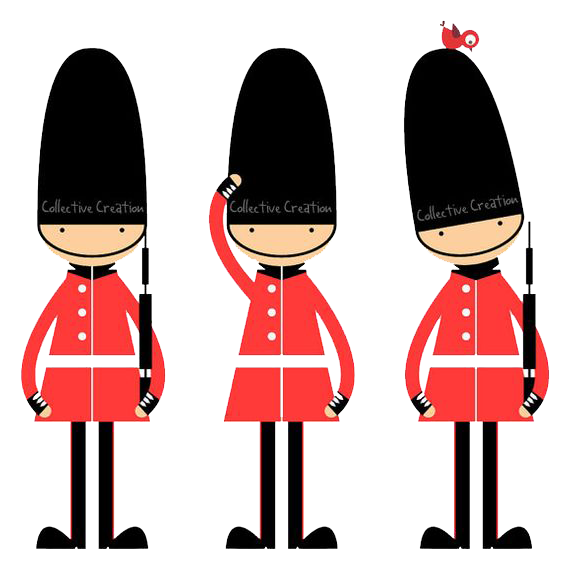 London queens royal clip. English clipart guard