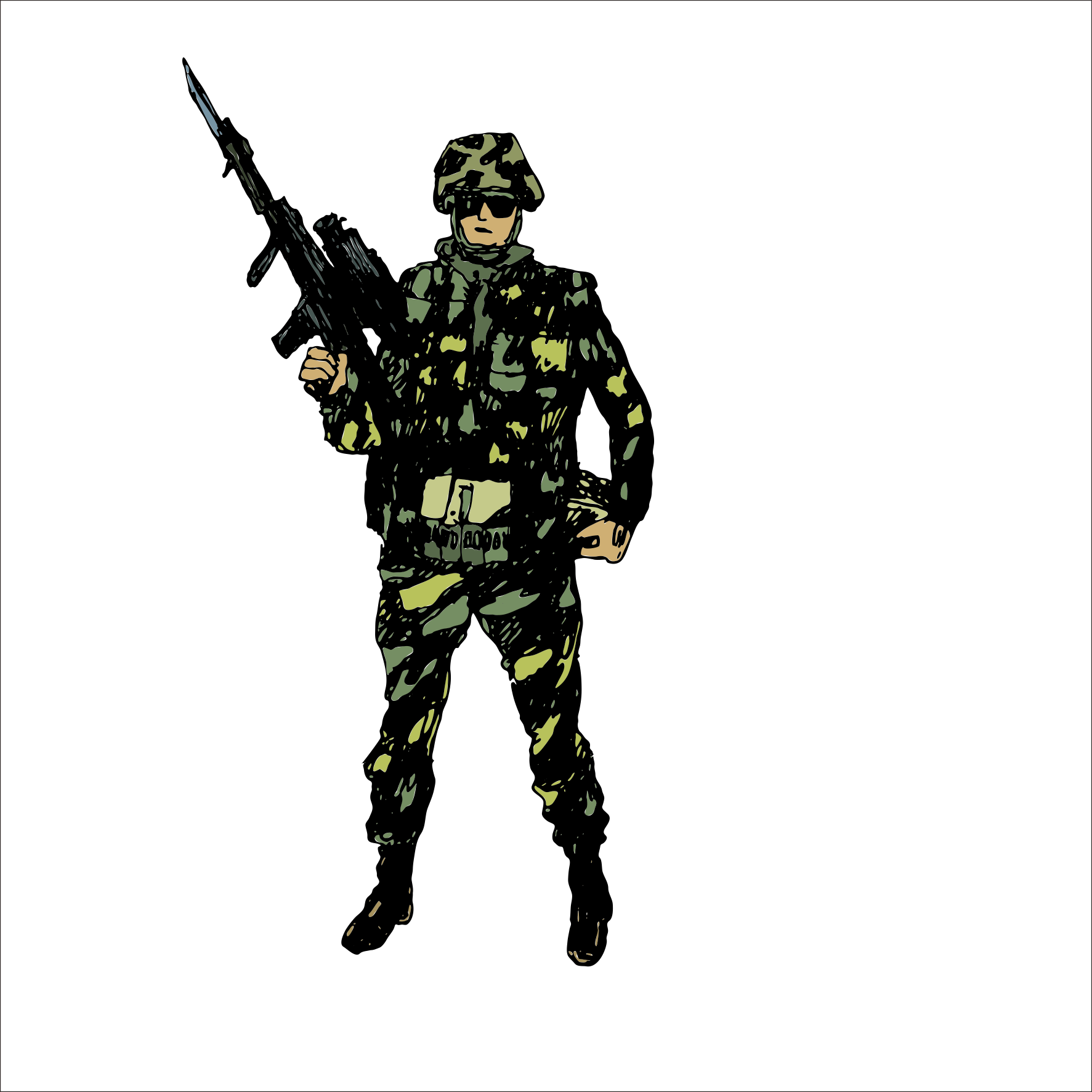 soldiers clipart american soldier