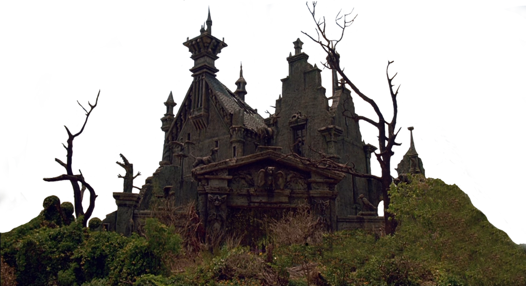 spooky clipart gothic castle
