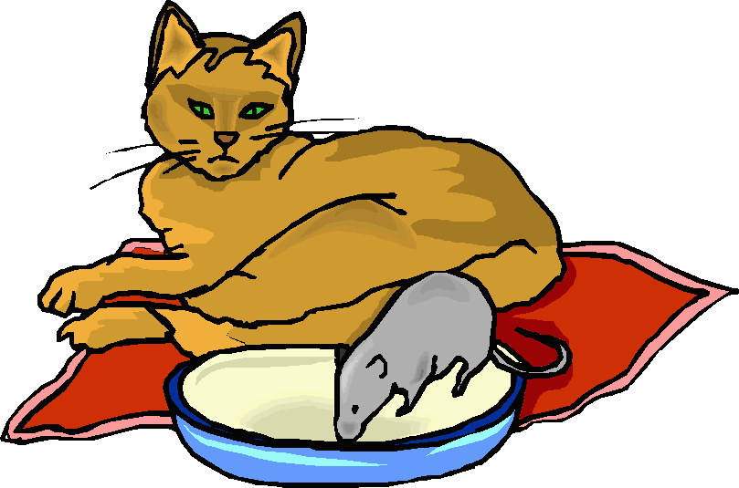 Kitten clipart chase mouse. Inter species interactions of