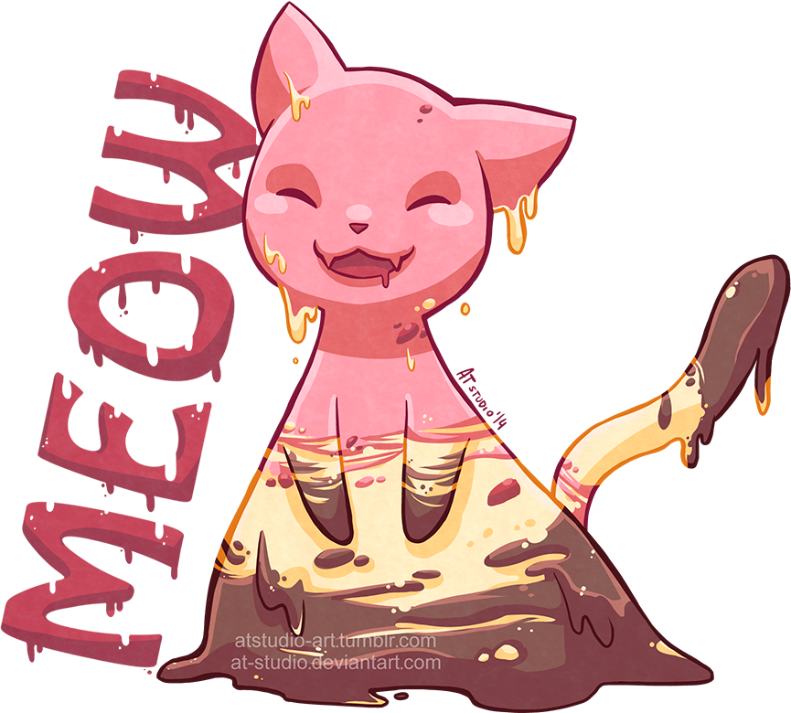 Icecream kitty strikes again. Clipart cat ice cream