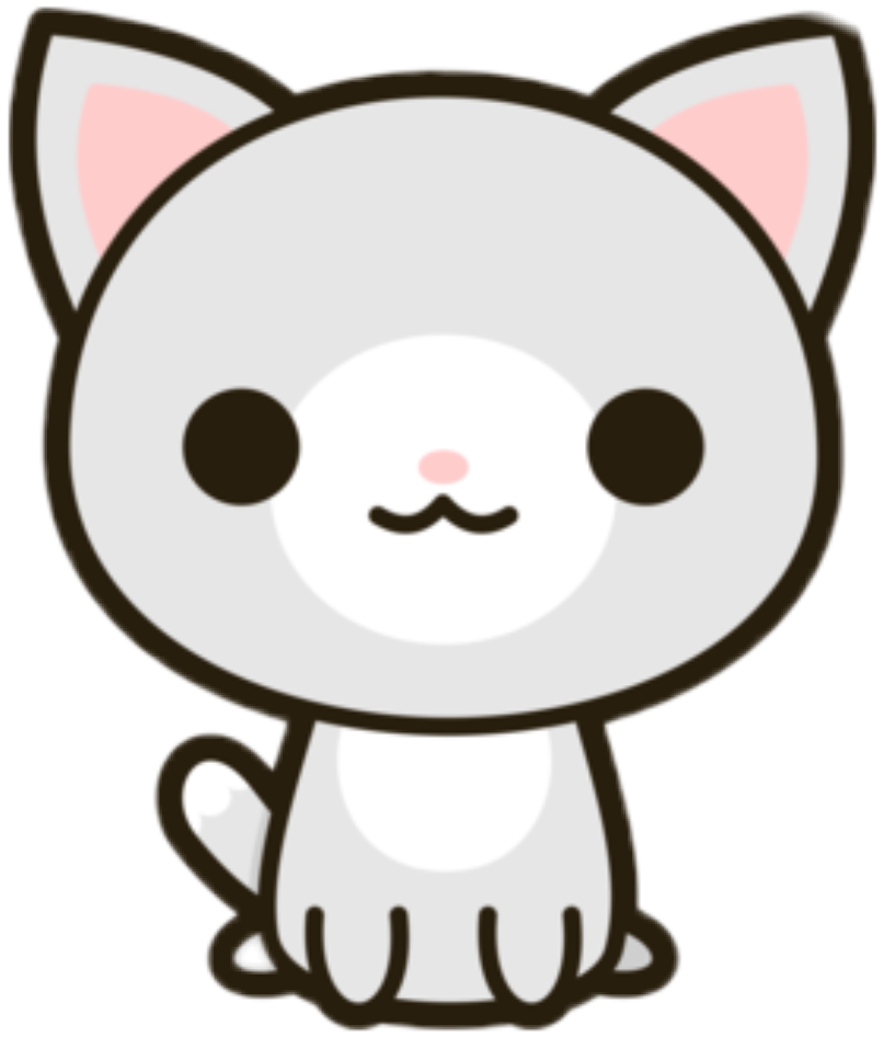 Clipart cat kawaii. Kitty freetoedit sticker by