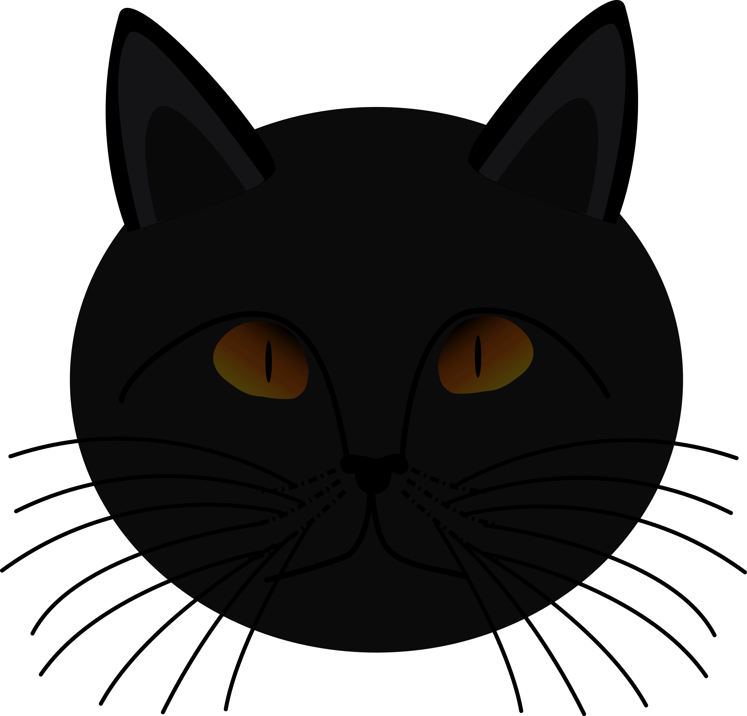  collection of black. Clipart cat mask